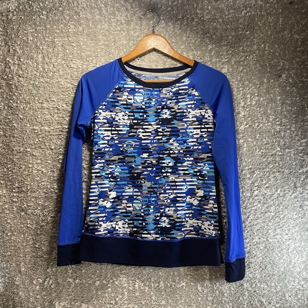 Coolibar Rash Guard Women's Small Long Sleeve‎ UPF 50 Sun Protection Beach